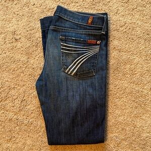 7 For All Mankind Dojo Low-Rise Boot Cut Jeans